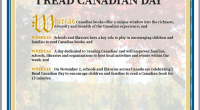 November 2nd is I Read Canadian Day! It has been officially proclaimed by the City of Burnaby and will be recognized throughout the country. We will be reading Canadian books in the library and in our classrooms to celebrate.  Students […]